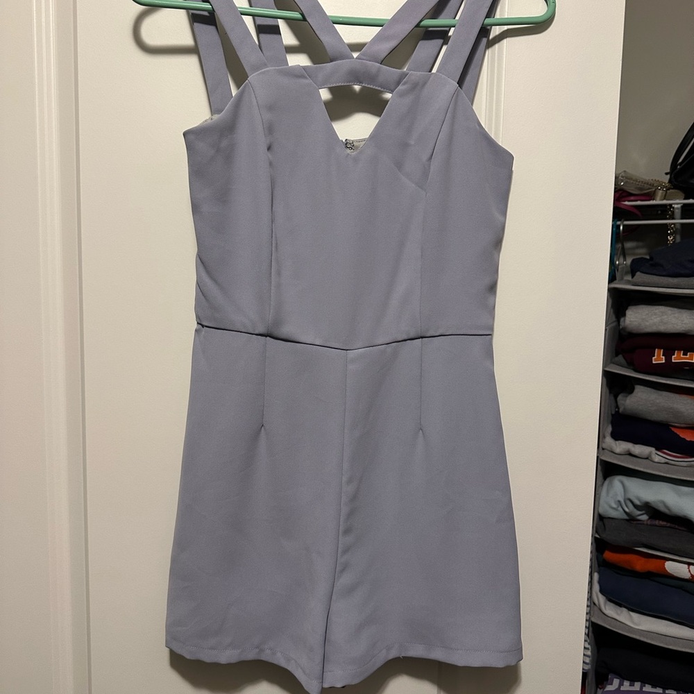 Lavender/periwinkle romper